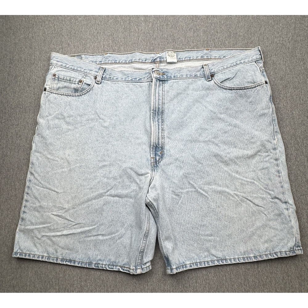 Levi's 550 Shorts Relaxed Fit Shorts Mens Sz 52 Light Wash Red Tab Bermuda